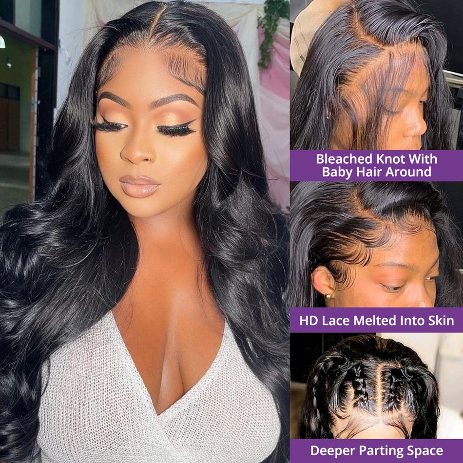 Cheap Body Wave Raw Brazilian 13X6 Hd Human Hair Lace Front Wigs Hd Lace Frontal Wigs Natural Human Hair Wigs For Black Women
