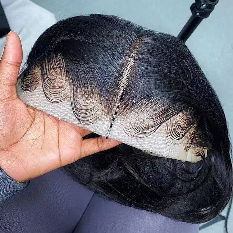 wholesale Raw Brazilian Virgin Hair 180 Density Hd Lace Front wigs 13x4 13x6 Transparent Lace Front human hair Wigs