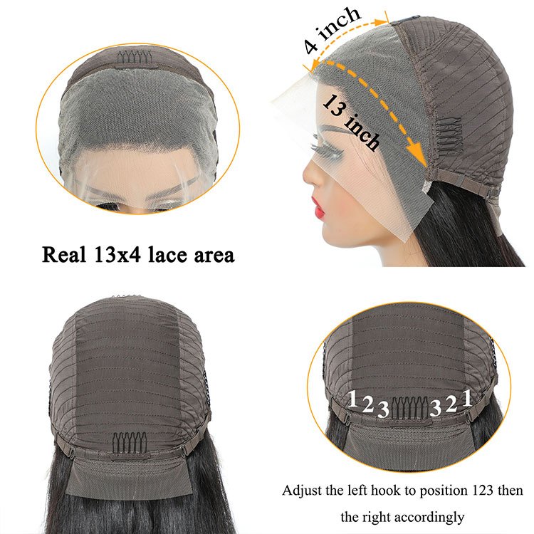 wholesale Raw Brazilian Virgin Hair 180 Density Hd Lace Front wigs 13x4 13x6 Transparent Lace Front human hair Wigs