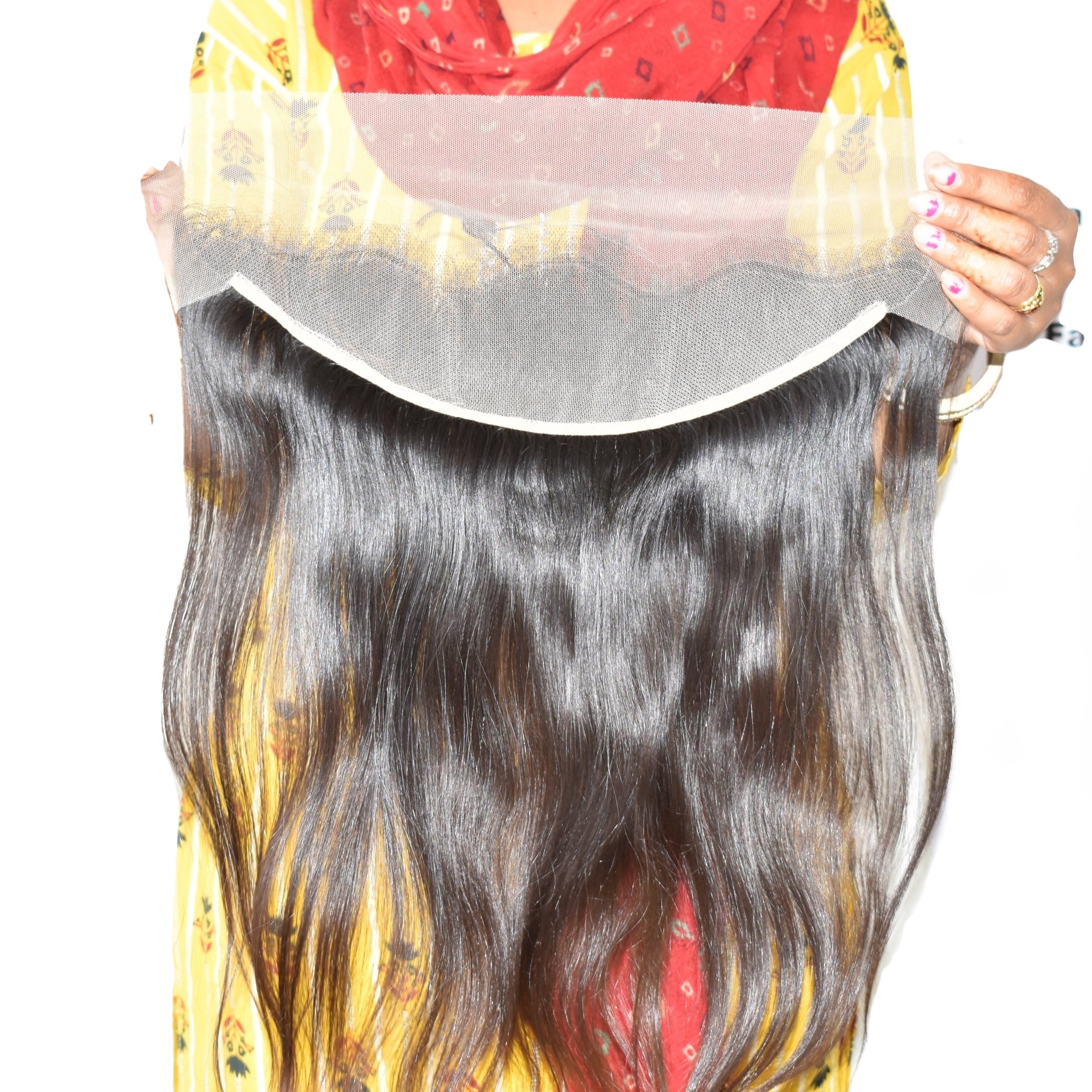 Remy Quality Straight 13*4 frontal Cambodian Human Hair Extension genius weft wigs for black women human hair wigs