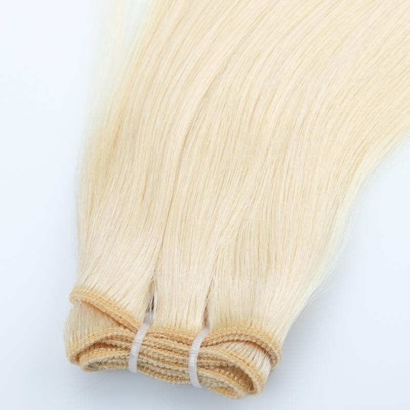 Genius weft Factory Best Double Drawn 100% Human Remy Virgin Hair Color Wholesale