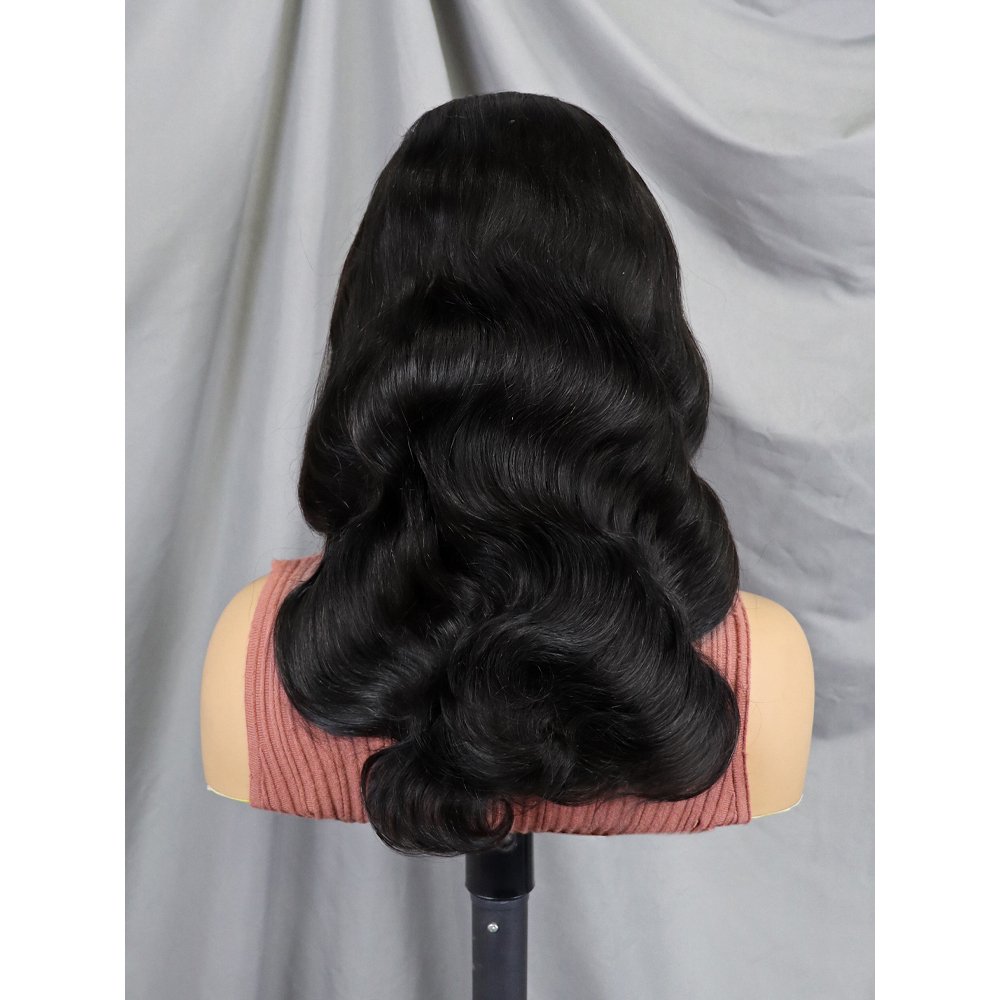 Density 200% Virgin Hair Lace Front Wig 13x4 Transparent Lace Body Wave Hair Wigs Human Hair Wigs Frontal