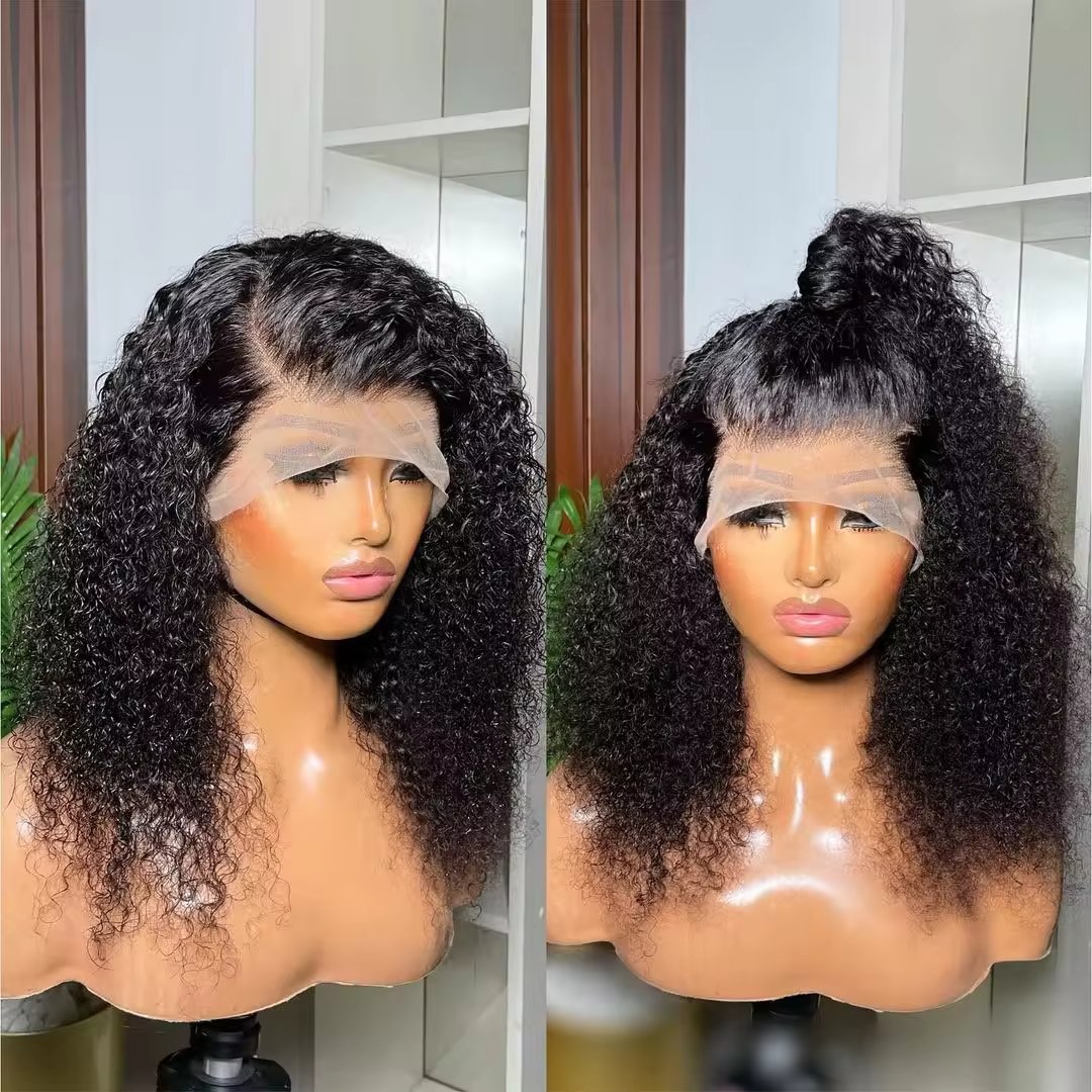 Wholesale Price Kinky Curly Full Lace Wig With Baby Hair, Human Lace Bob wigs Lace Front ,Curly Bob Full Lace Human Hair Wig