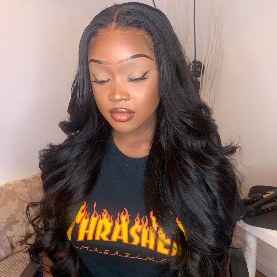Wholesale Lace Front Wigs Human Hair 360 Lace Frontal Wig With Baby Hair 13*4 Brazilian Human Hair Wigs For Black Women