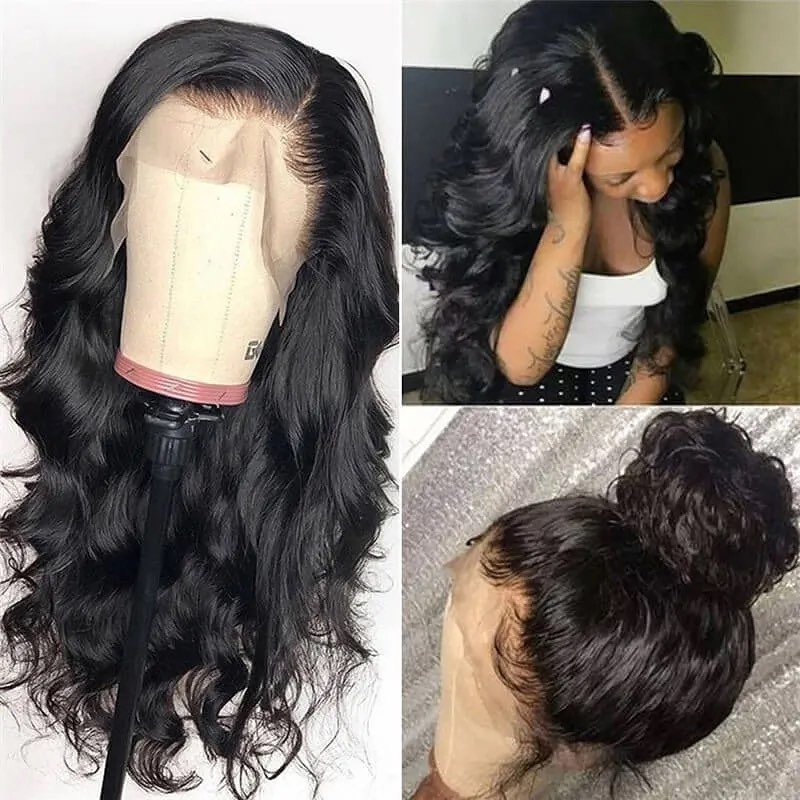 Wholesale Lace Front Wigs Human Hair 360 Lace Frontal Wig With Baby Hair 13*4 Brazilian Human Hair Wigs For Black Women