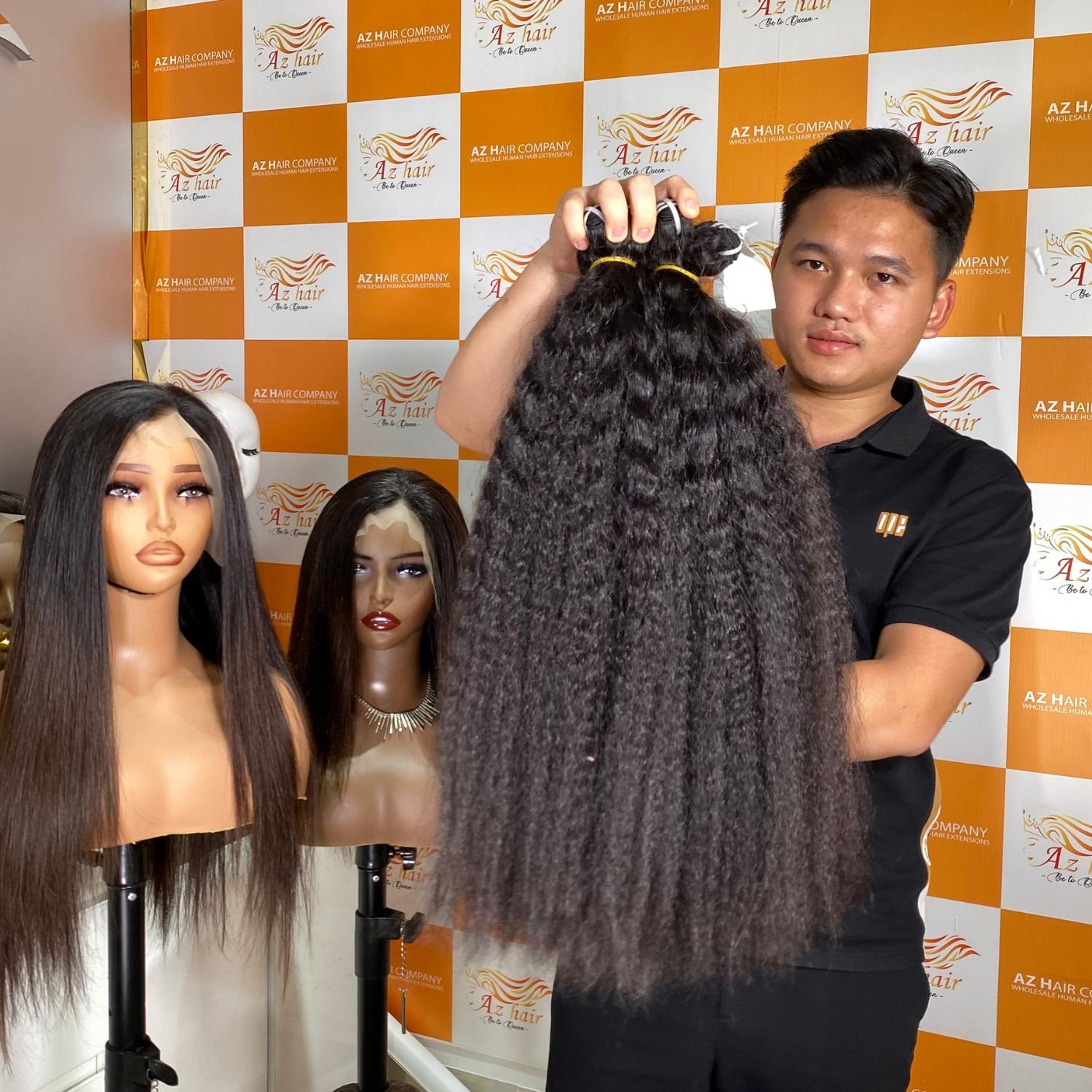Raw Vietnamese Hair 12A Grade Cuticle Aligned Hair Kinky Straight Weft Hair Extensions Unprocessed Wholesale Vendor