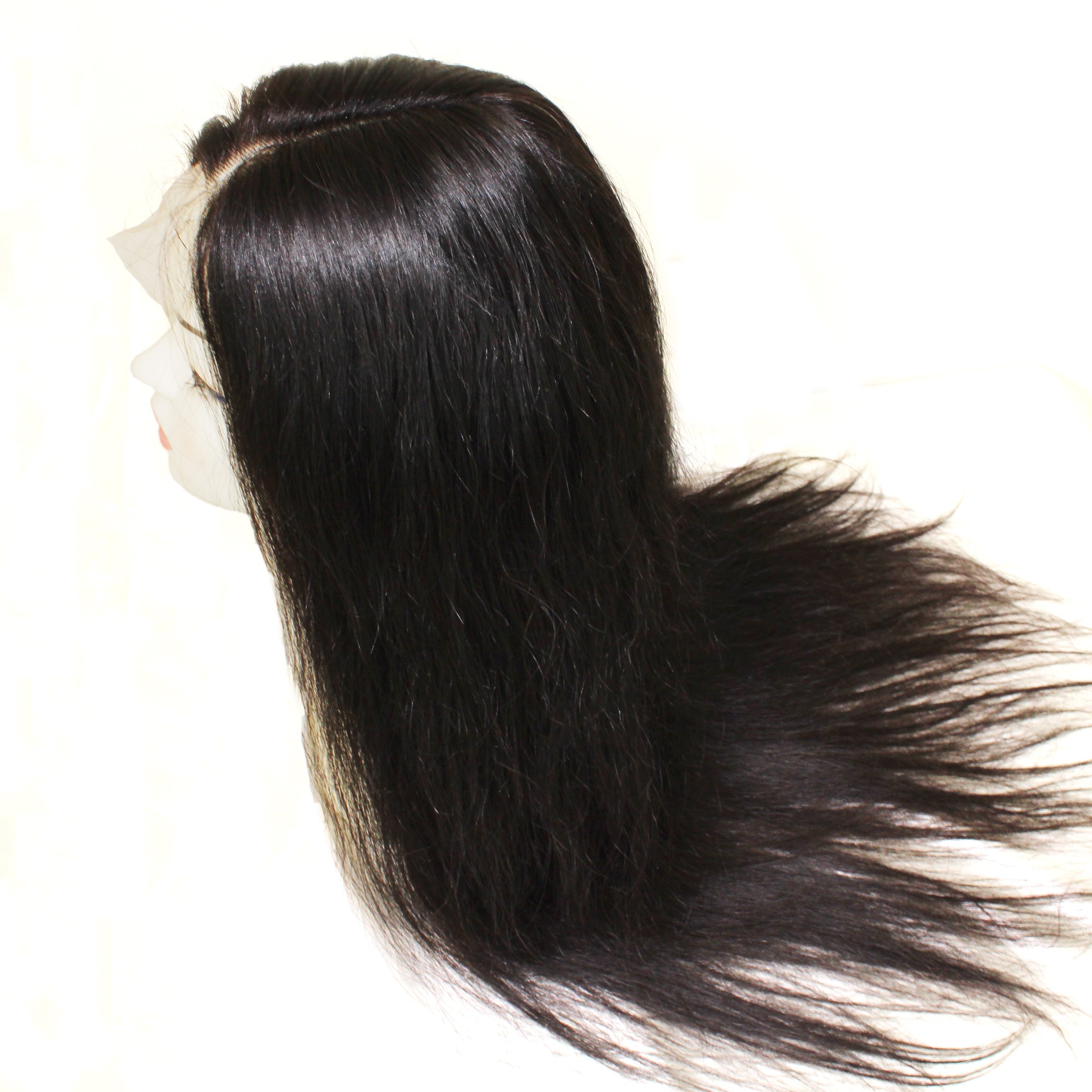 Vietnamese super double drawn bone straight human hair wig, 13x4 13x6 Transparent Frontal Raw vietnam Hair Wig