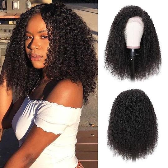 150%180% Density HD Brazilian Kinky Curly 360 Lace Frontal Wig,Wholesale Unprocessed Virgin Human Hair Human Hair Wigs