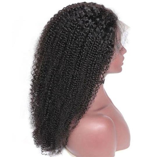 150%180% Density HD Brazilian Kinky Curly 360 Lace Frontal Wig,Wholesale Unprocessed Virgin Human Hair Human Hair Wigs