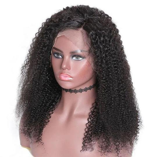 150%180% Density HD Brazilian Kinky Curly 360 Lace Frontal Wig,Wholesale Unprocessed Virgin Human Hair Human Hair Wigs