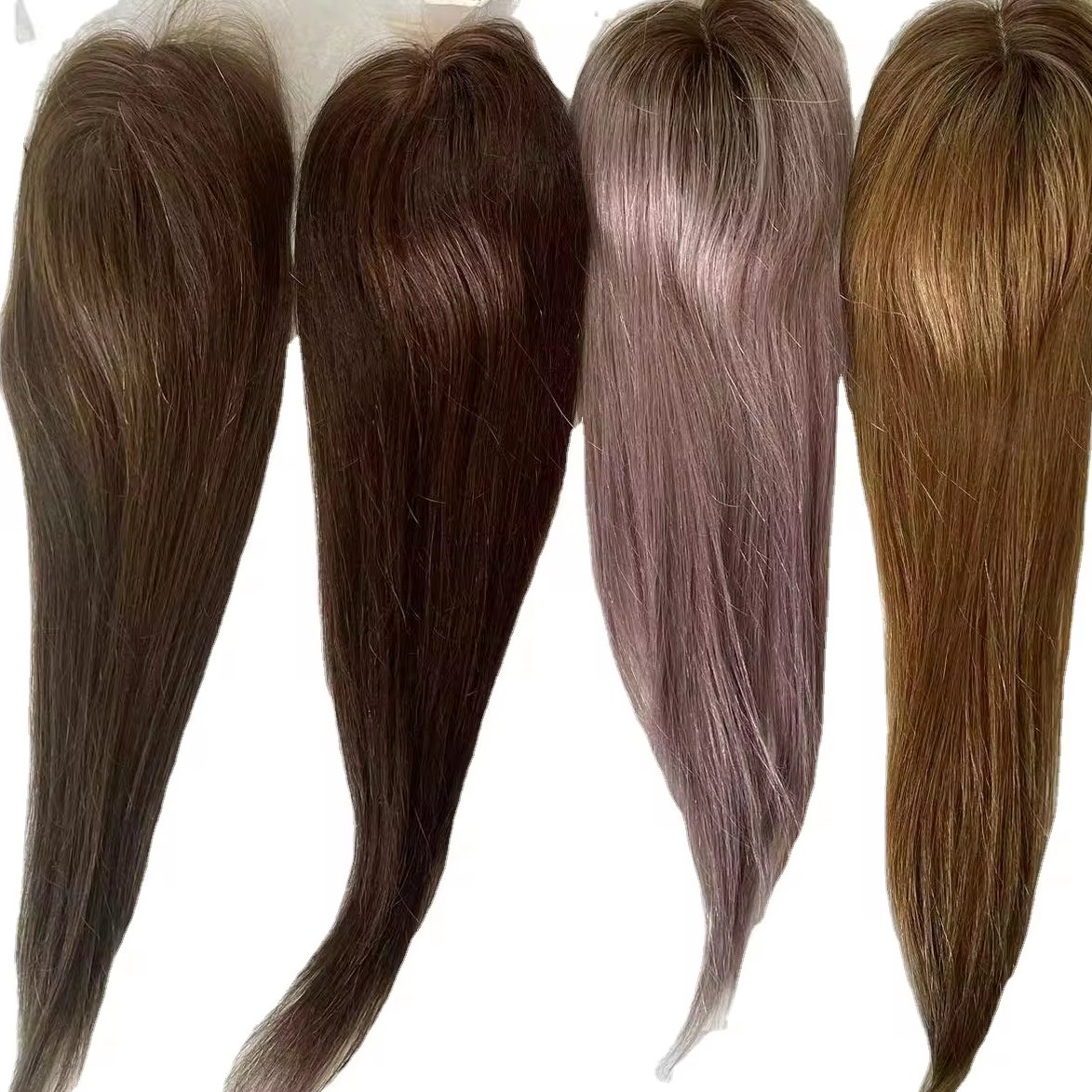 Human Hair Wig 100% human hair wig best quality human hair systems for women Topper