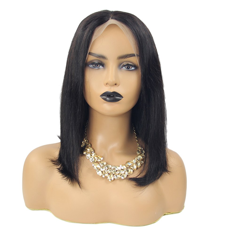 ready to ship Wholesale Indian 100% human hair braided frontal glueles bob 360 vendor hd full lace wigs for women