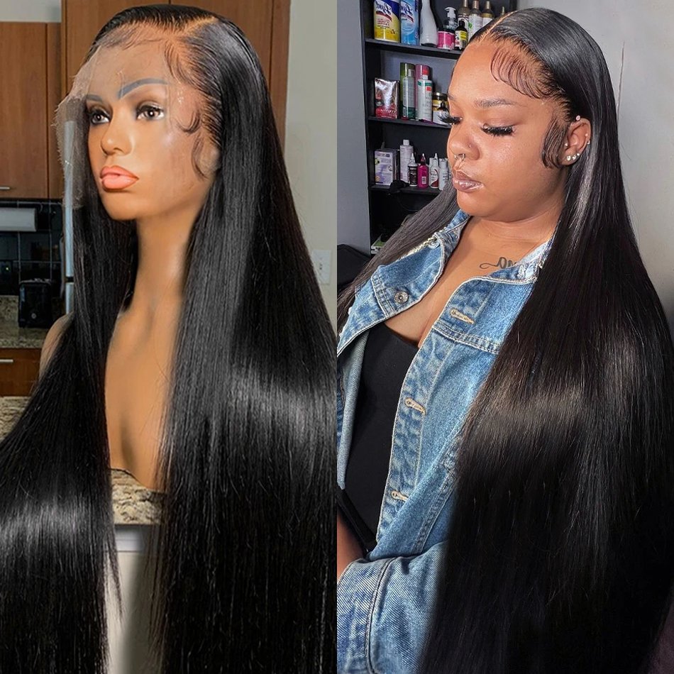 Long 50 Inch Human Hair Wig Wholesale Raw Vietnamese Hair Lace Front Wigs Pre Plucked Glueless Full Hd Lace Wigs for Black Women
