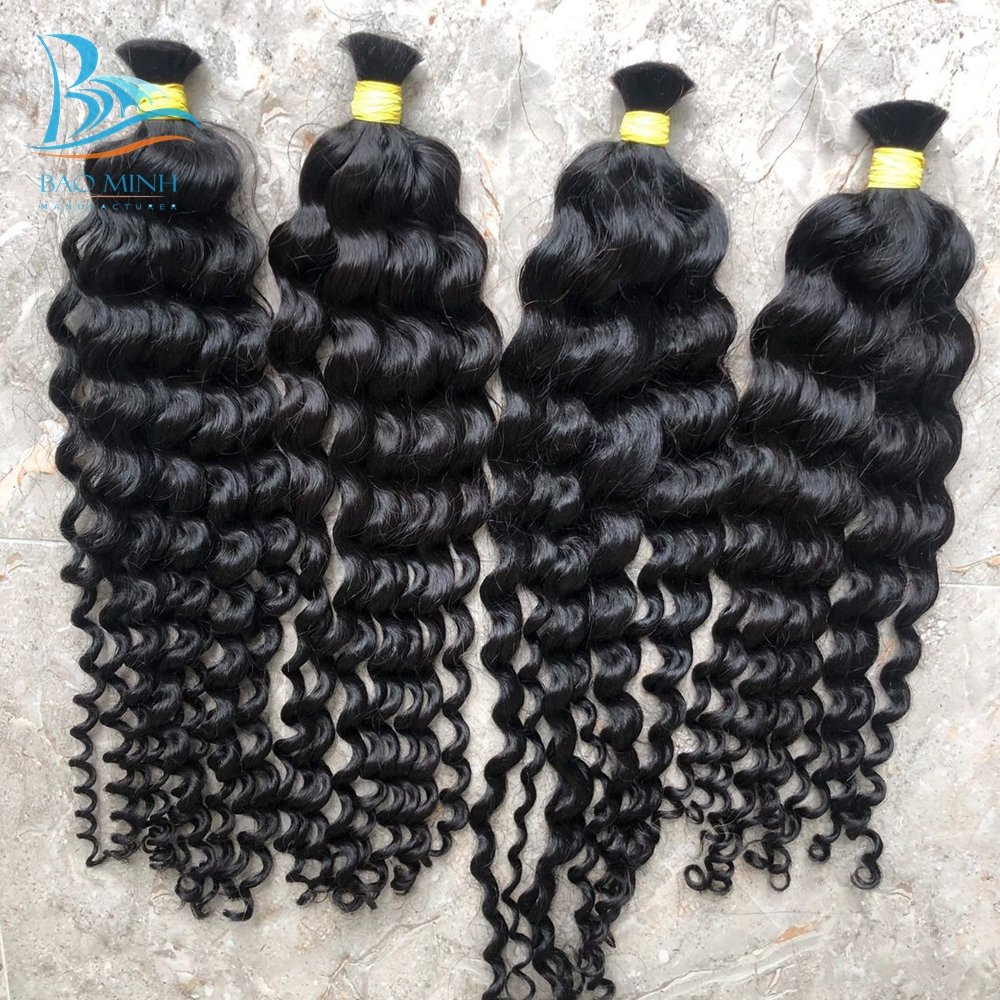 VIETNAMESE HAIR VENDOR Wholesale Loose Wavy Natural Wavy Ash Color Virgin Bulk Hair Extensions & Wig No Tangle No Shedding