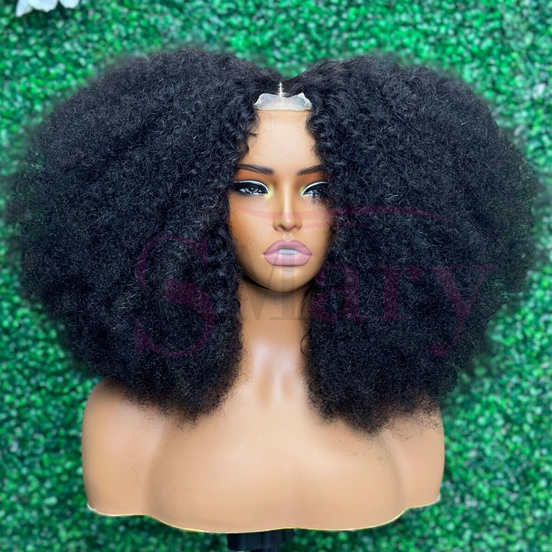 Wholesale 250% Full Density 2x6 Kim K Lace Closure Wig Raw Vietnamese Virgin Human Hair Vendors Afro Kinky Curly Human Hair Wigs