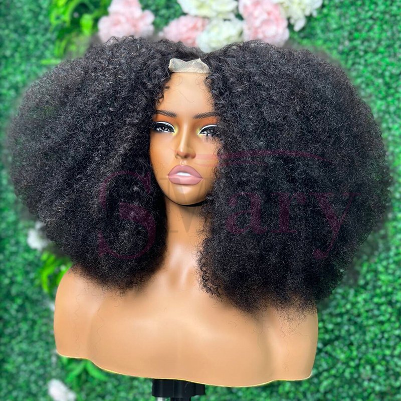 Wholesale 250% Full Density 2x6 Kim K Lace Closure Wig Raw Vietnamese Virgin Human Hair Vendors Afro Kinky Curly Human Hair Wigs