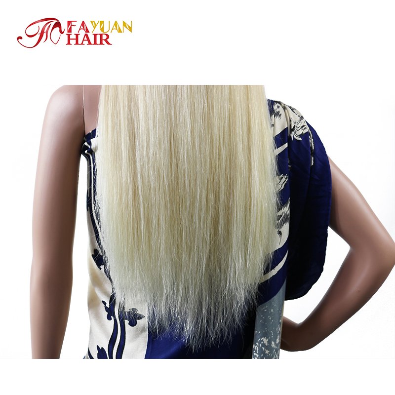 Full Lace Wigs Straight Virgin Remy Human Hair Wig Blonde 1B613 1 Piece Long Russian Hair Swiss Lace 12 Inch - 30 Inch Seldom