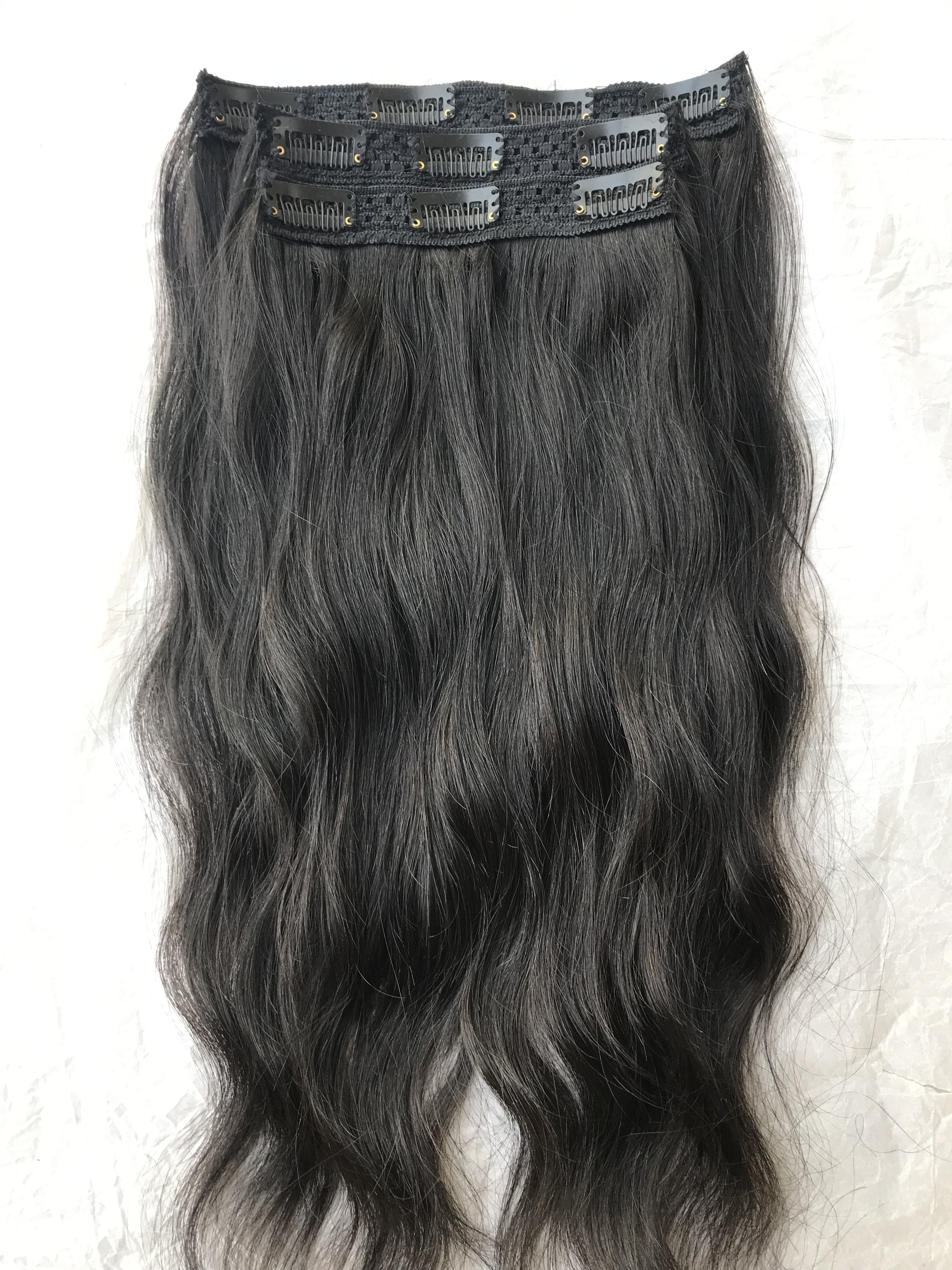 Best Company And Wholesale Price India Unprocessed Raw Remy Virgin Cuticle Aligned Mink Brazilian Wavy 22inch Clip In Human Hair