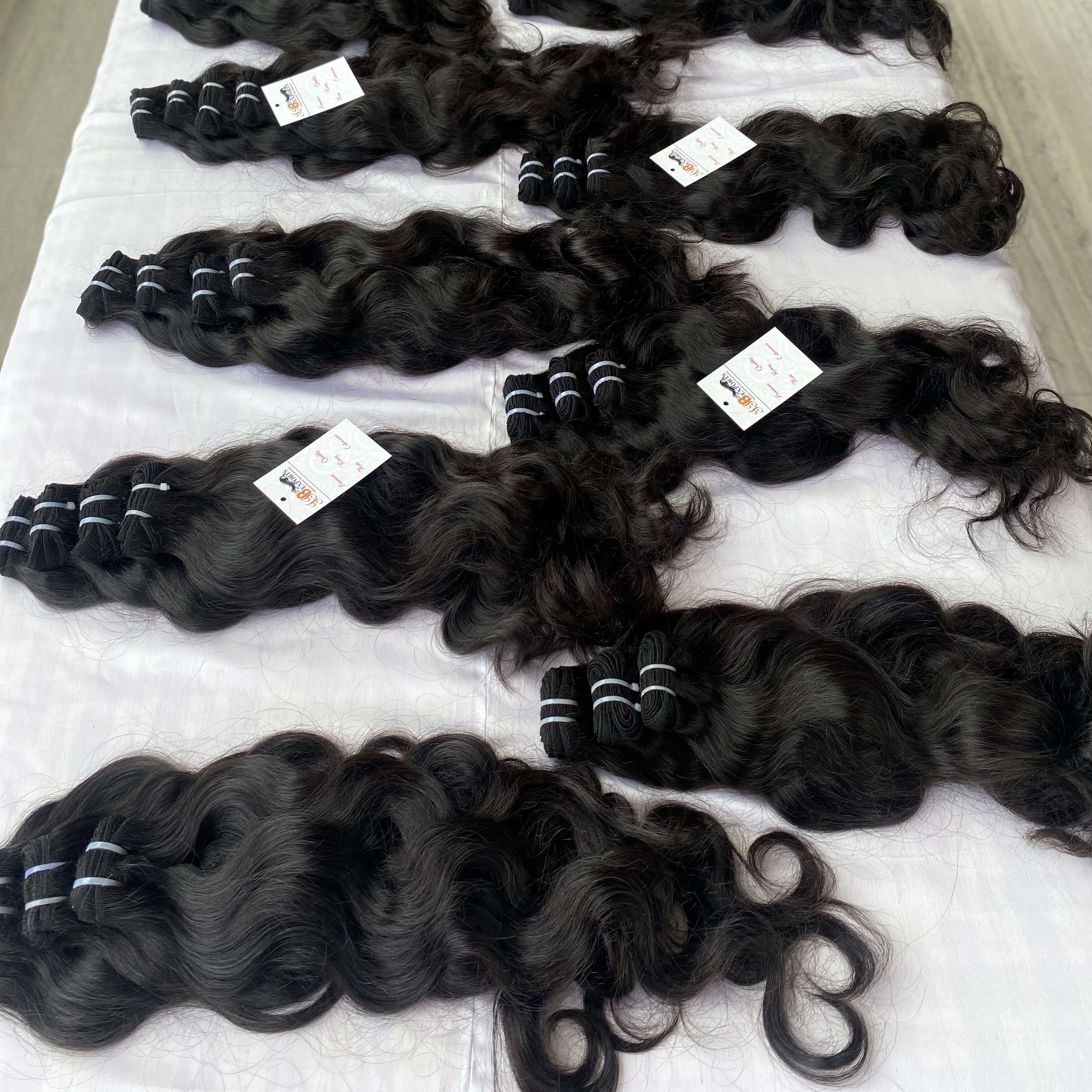 Raw Indian Unprocessed Virgin Hair Vendor,Raw Natural Soft And Silky Human Hair Extension Wholesale Hair Bundles With Closure