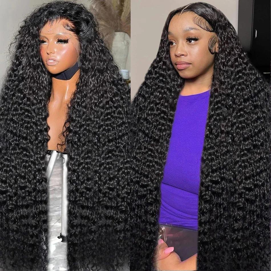 Curly 13x6 Lace Front Human Hair Wigs Remy Raw Indian Curly 13x4 HD Transparent Lace Frontal Wig For Women Lace Closure Wigs