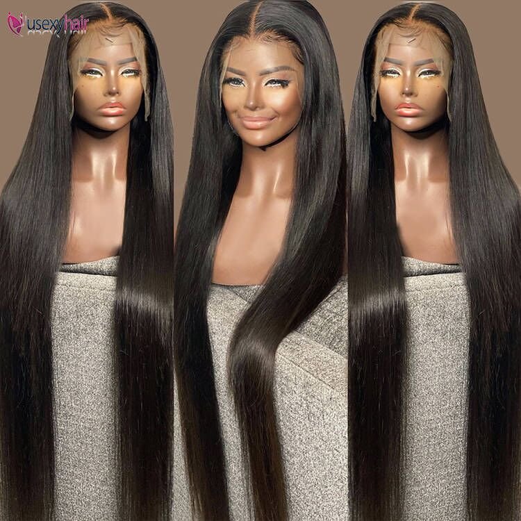 Peruvian Hair Extension Wig Hd Lace Front Wig Cheap Full Lace Human Hair Wig For Black Women Straight Human Hair Bundles Vendor