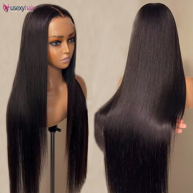 Peruvian Hair Extension Wig Hd Lace Front Wig Cheap Full Lace Human Hair Wig For Black Women Straight Human Hair Bundles Vendor