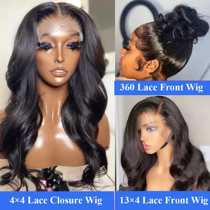 Human Hair Wigs for Black Women Cuticle aligned Hair Hd 360 Full Lace Front Wig Synthetic Hair P4/27 Swiss Lace Body Wave Wig