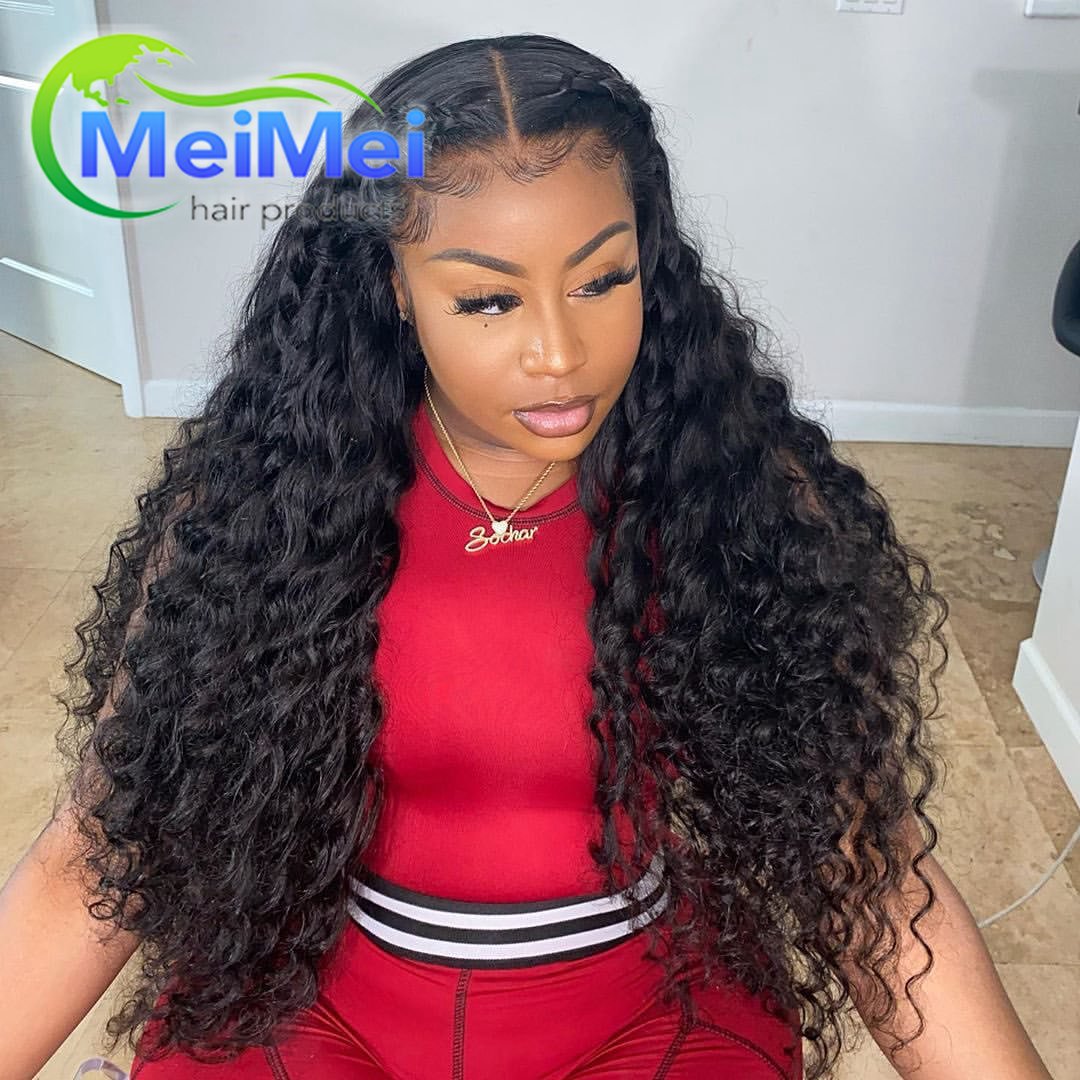 Cheap Human 13x4 Hair Lace Front Wig With Baby Hair,Wet And Wavy 50 Inch Human Hair Wig,Lace Frontal Human Hair Wig