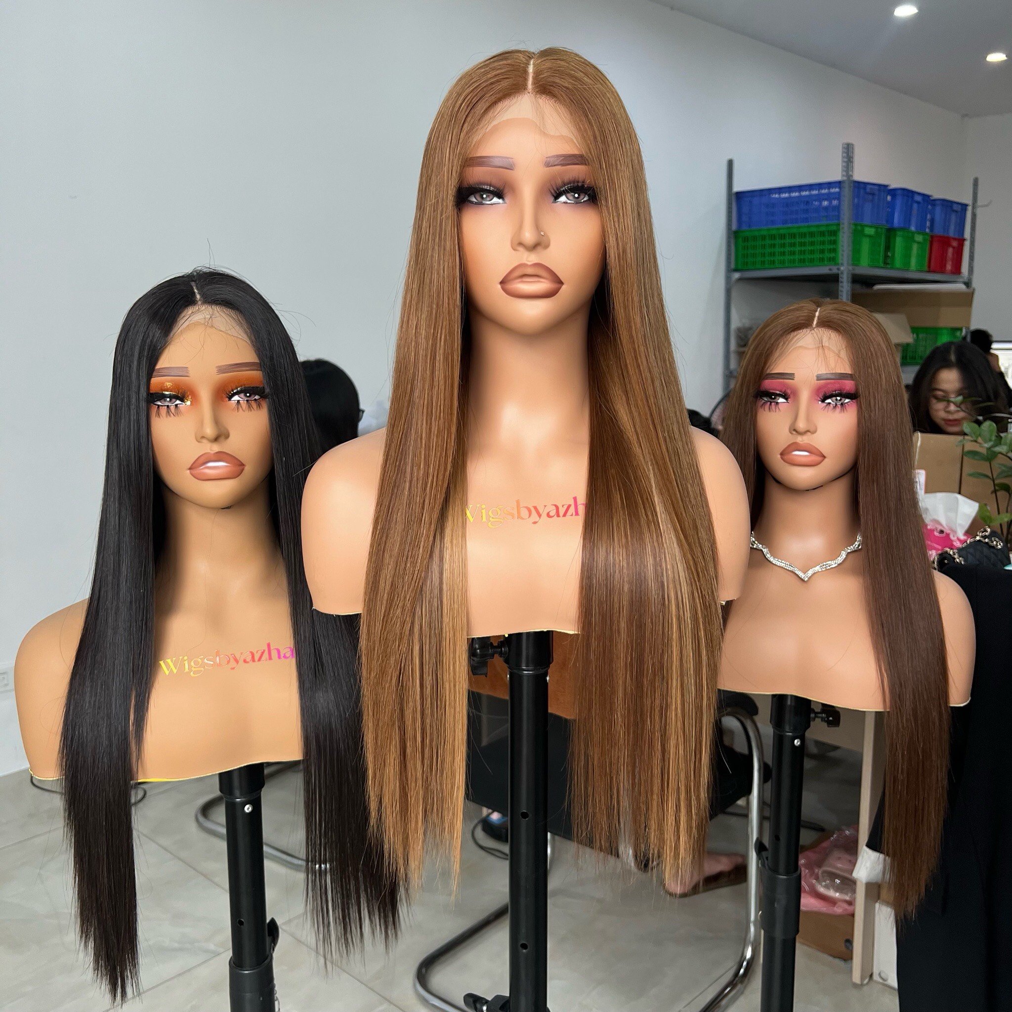 Bone Straight 180 Density Lace Human Hair Wig For Black Women Vietnamese Raw Virgin Hair Extension Wig Hd Lace Front Wig Vendor