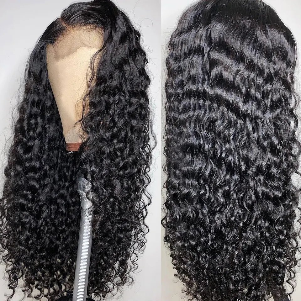 Cheap Hd 360 Lace Frontal Wig Vendors Kinky Curly Full Lace Human Hair Wigs For Black Women Peruvian Hair 13*6 Lace Front Wig