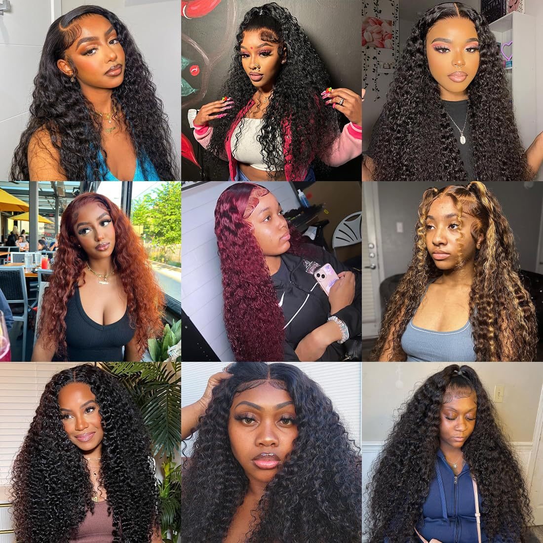 HD Lace Front Brazilian Hair Deep Wave Glueless Lace Closure Wig Beginner Friendly Curly Synthetic Human Hair Wigs For Women