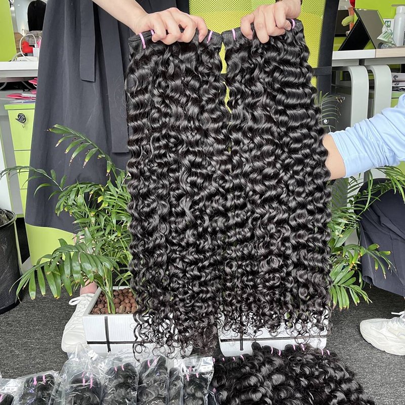Raw Vietnamese Hair Wavy Weave Hair Bundles Super Double Drawn Virgin Human Hair Unprocessed Raw Virgin Natural Straight