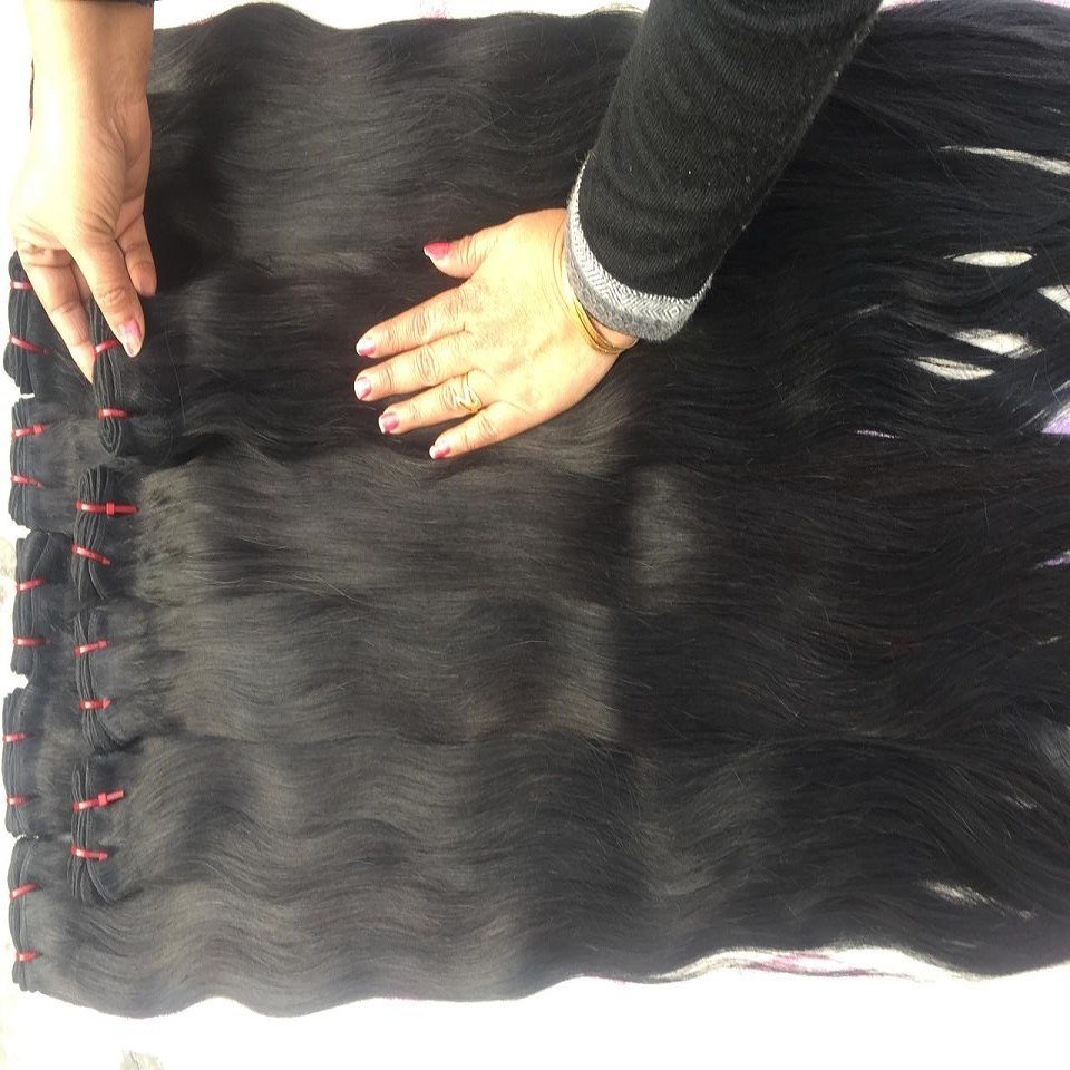 High Quality 10A Straight Wave Remy Virgin Hair Raw Unprocessed Indian Brazilian for All Colors Model 33