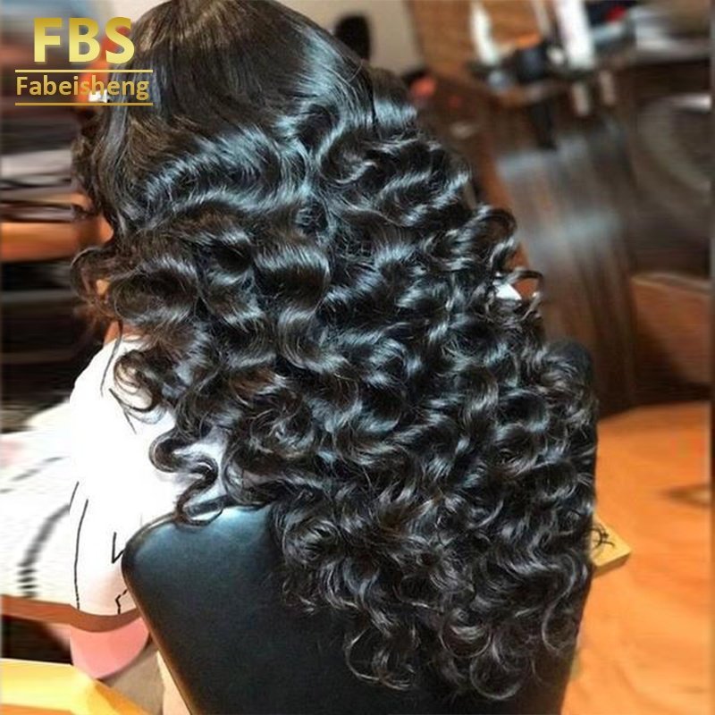 FBS Fashion Hair Vendor in Raw Virgin Cuticle Aligned Perruque Lace Front Nature Human Hair Wig for Black Women