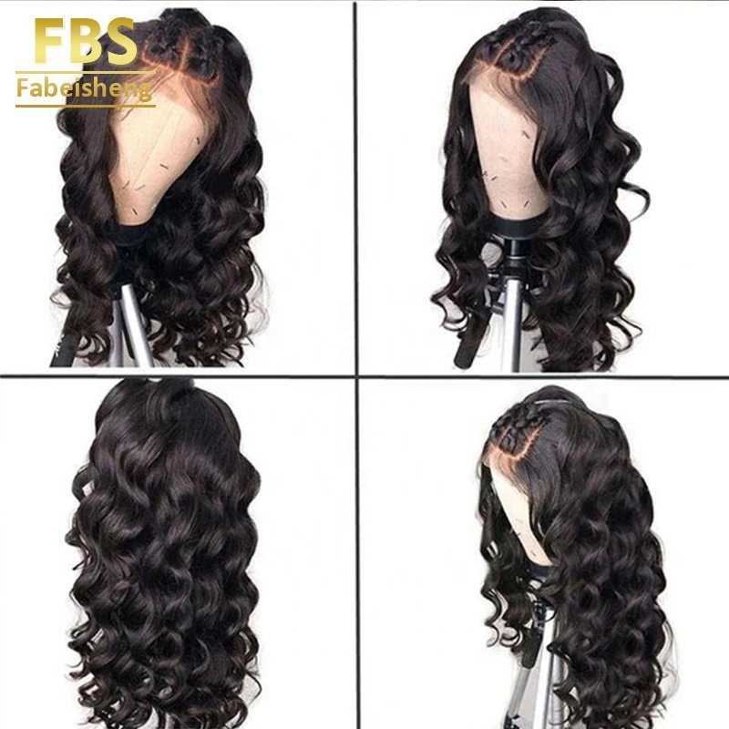 FBS Fashion Hair Vendor in Raw Virgin Cuticle Aligned Perruque Lace Front Nature Human Hair Wig for Black Women