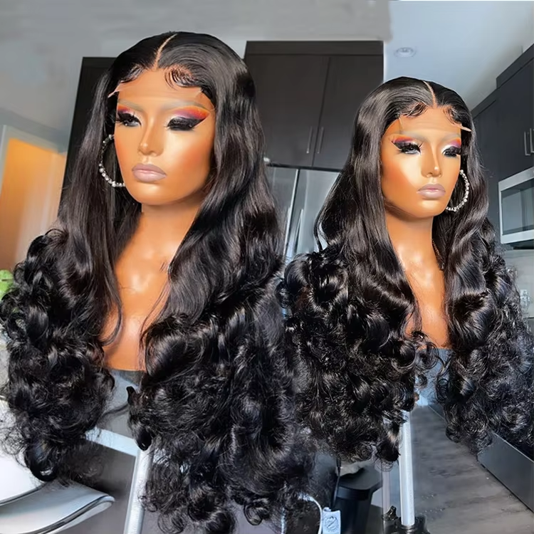 Raw Indian Hair HD Lace Front Wig,Virgin Cuticle Aligned 100% Glueless Full Lace Human Hair Wig,Lace Frontal Wig For Black Women