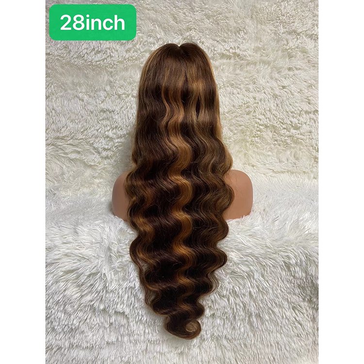 Original Natural Chocolate Brown Lace Front Human Hair Wig Wig Products For Black Women