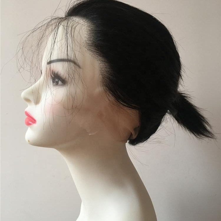 Factory Manufacture High Quality Swiss Lace Wig No Elastic Net 100% Full Lace Virgin Human Hair Wig