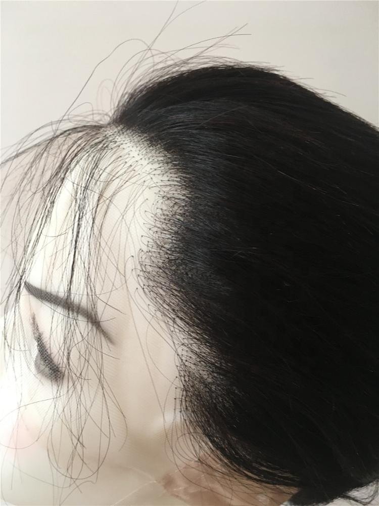Factory Manufacture High Quality Swiss Lace Wig No Elastic Net 100% Full Lace Virgin Human Hair Wig