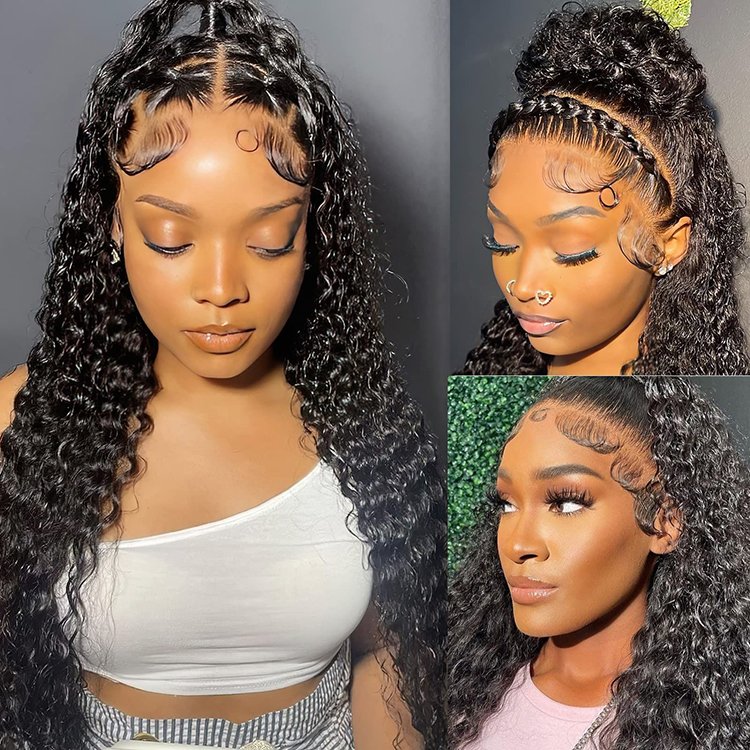13X4 Mink Invisible HD Skin Melt Swiss Lace Frontal Wig Cheap Natural Human Hair Wig Deep Wave Long Short Styles Blonde Vendor
