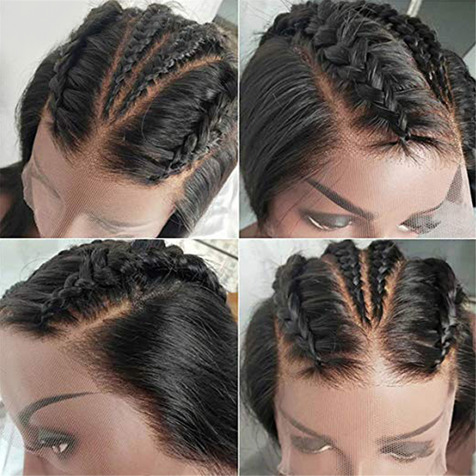 Cheap 360 HD Lace Frontal Wig Pre Plucked Full Lace Human Hair Wig For Black Women Virgin Hair Transparent Lace Front Wig Vendor