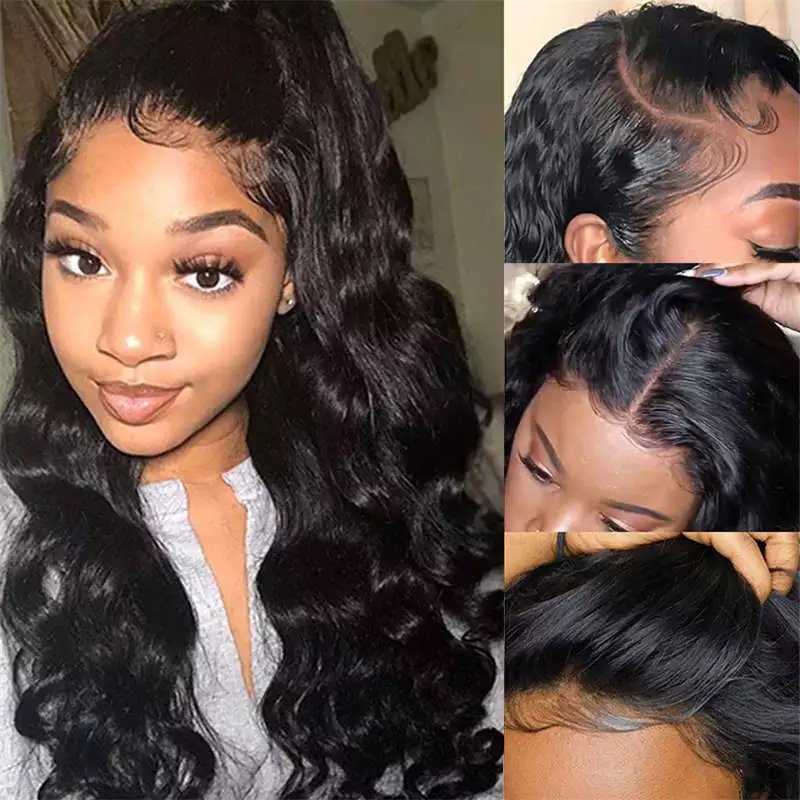 13x4 Lace Front Human Hair Wigs Loose Deep Wave Wig For Women