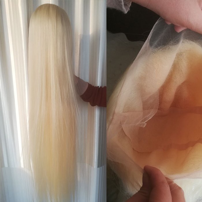 Human Hair Products Manufacture Wholesale 100% Brazilian Virgin Blonde 40 Inch Human Hair Wig