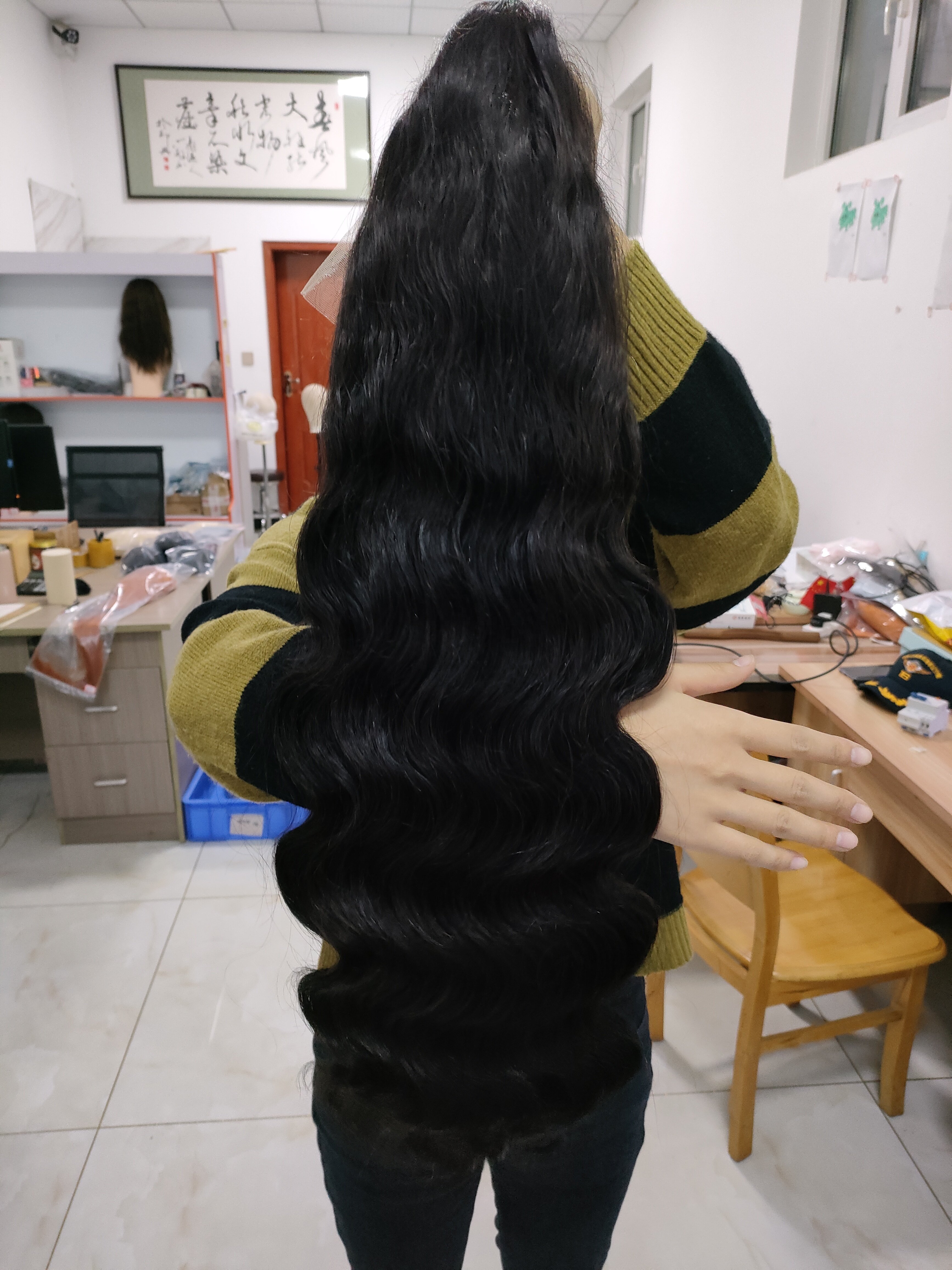 Amara Hair 22in body wave lace front wigs brazilian body wave hd lace closure wig human hair human hair closure wigs 250 density