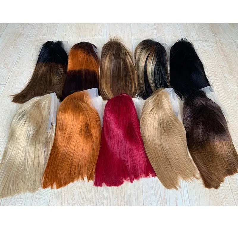 Human Hair Wigs Women Glueless Bob Bone Straight Wigs 13*4 HD Lace Front Wig for Black Unprocessed 100 Brazilian 1 Piece Short