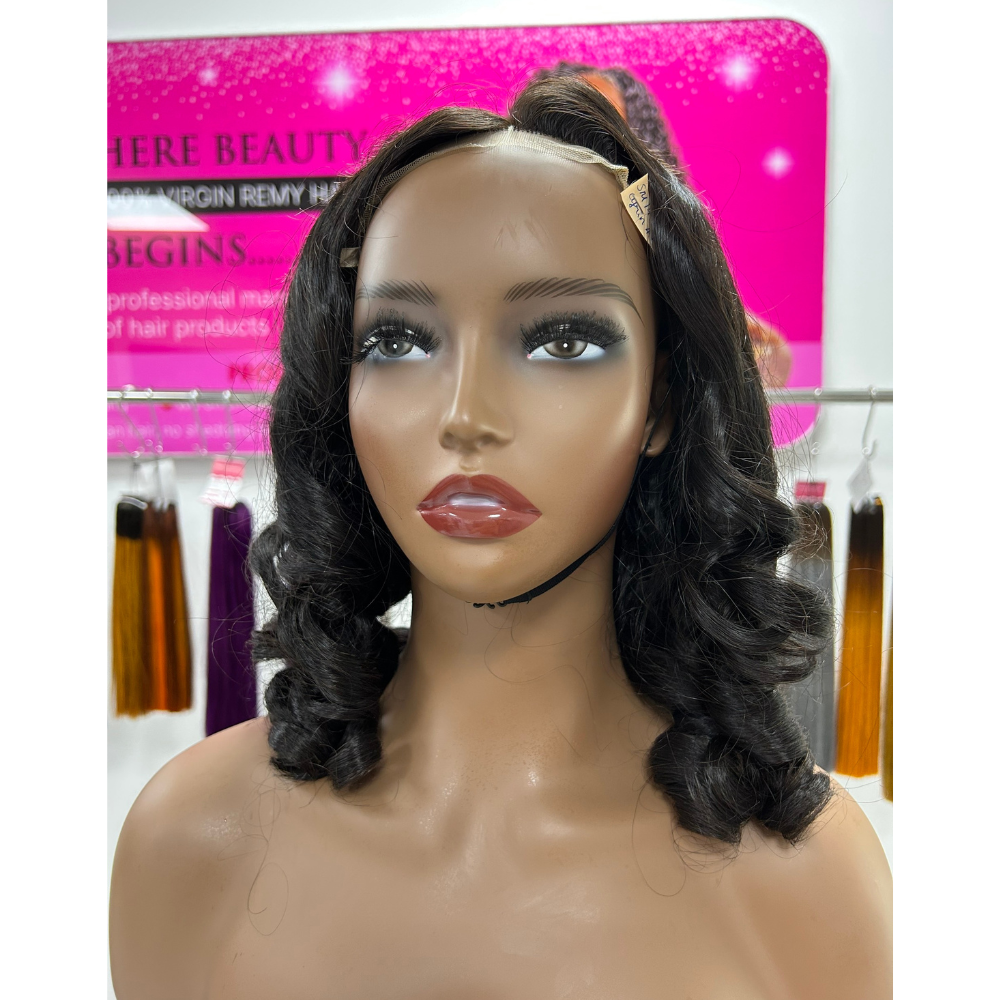 The Best Wholesale Cheap Natural Color Finger Curly Hair Wigs 13X4 Lace Frontal Human Hair Wig Curly For Women Party