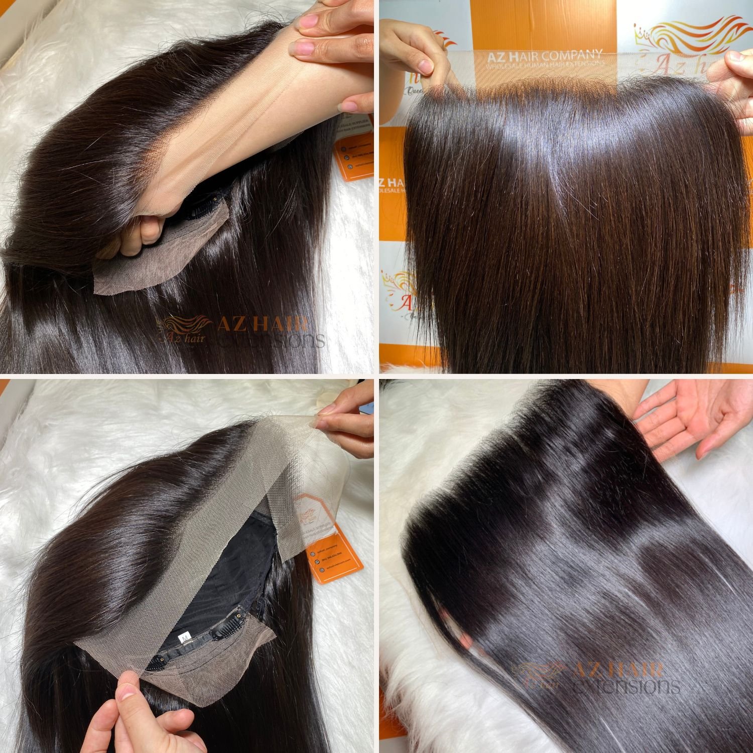 Wholesale Raw Virgin Human Hair Bone Straight Wigs For Black Women With The Best Quality Hair