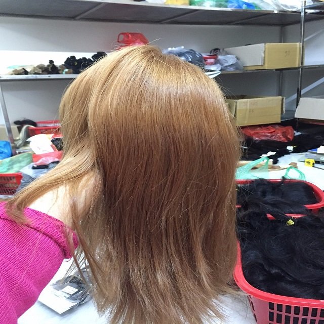 Factory wholesales jerry curly full lace wigs human hair wigs for black people
