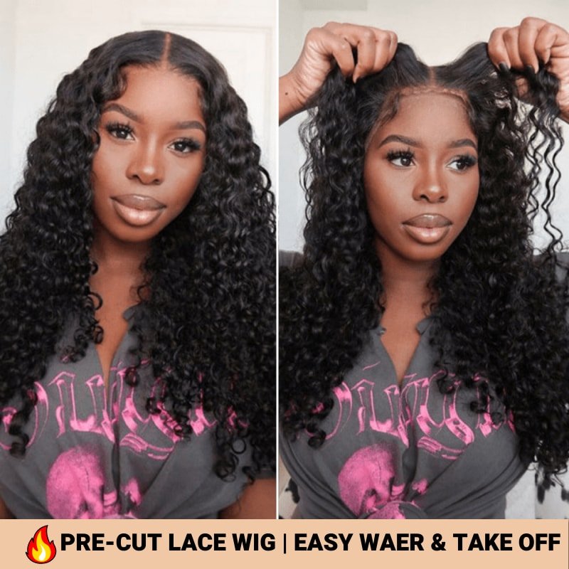 Wear and Go Glueless 5x6 Lace Human Hair Wigs Glueless Frontal Wigs Human Hair Pre Plucked Glueless Full hd Lace Wigs for Women