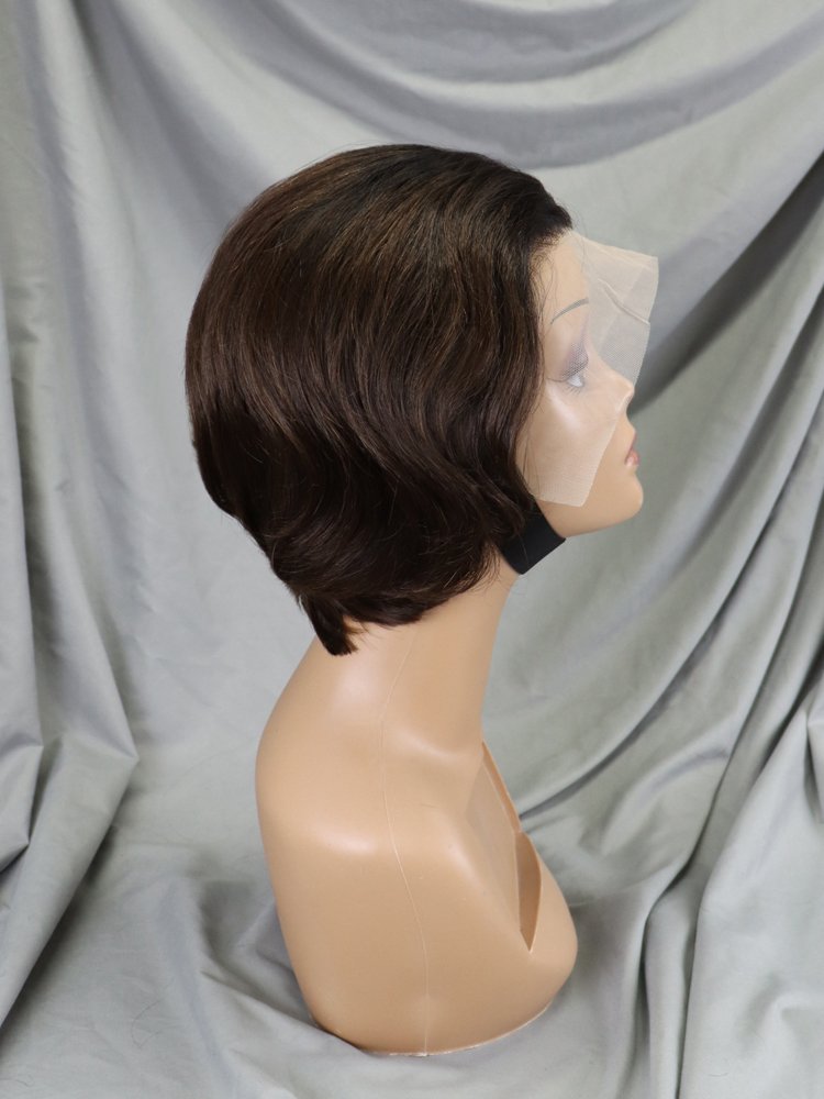 Wholesale Bob Lace Wig 100% Virgin Cambodian Hair 13x4 Frontal Buy Natural Hair Wigs Online Cheap Short Pixie Human Hair Wig